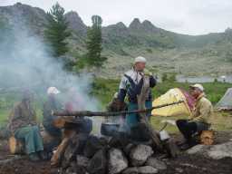 Camp near Buibinskoe Lake