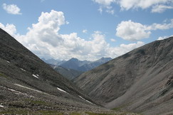 Mountain spirits crossing behind