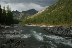 Shumak upstream view