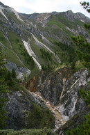 Baromgol canyon before flowing to Arkhat